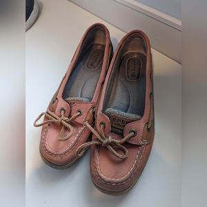 Pink Sperry Top siders size 7